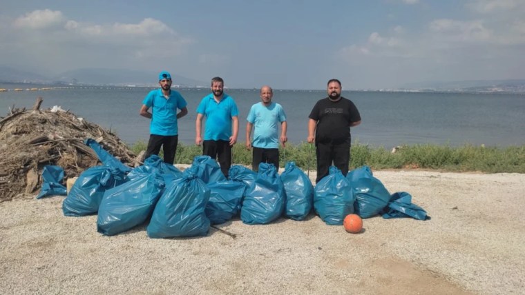 Kocaeli kıyılarından 10 ton atık toplandı!
