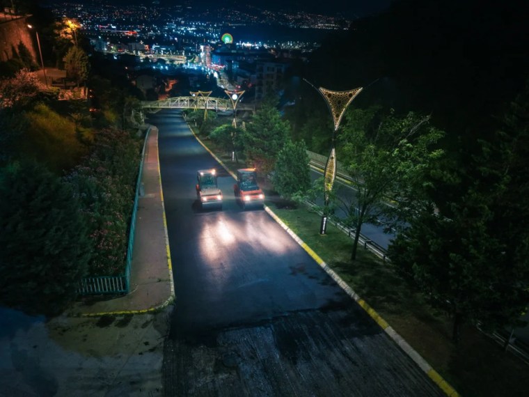 Santral Rampası'nın çıkış yönü trafiğe açıldı! - 2. görsel
