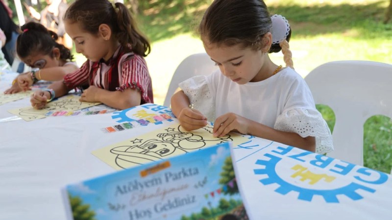 Gebze'de çocuklar parkta hem eğlendi hem üretti - 3. görsel