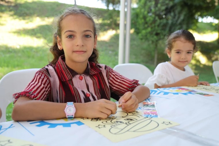 Gebze'de çocuklar parkta hem eğlendi hem üretti - 4. görsel