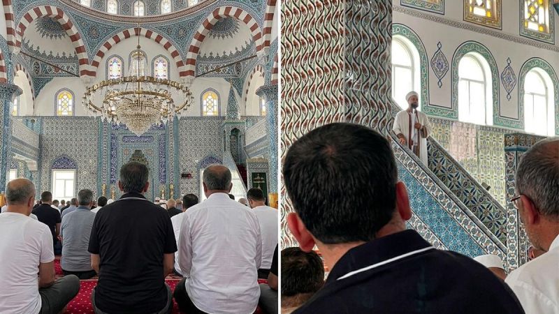 Cemaat konuşunca imam dayanamadı: “Elhamdülillah deyip ineceğim”