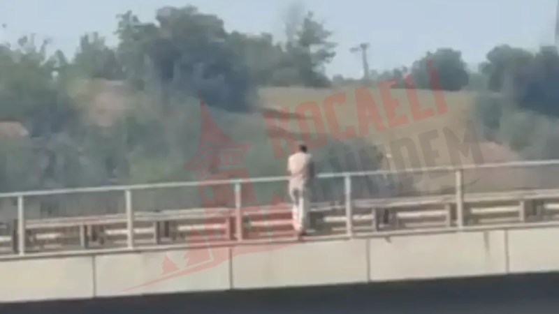 Gültepe Viyadüğü’nde hareketli dakikalar!