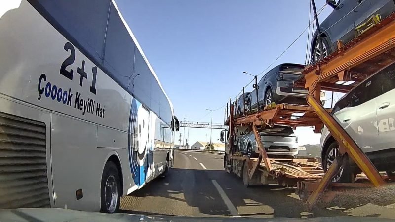 D-100’de faciadan kıl payı dönüldü!