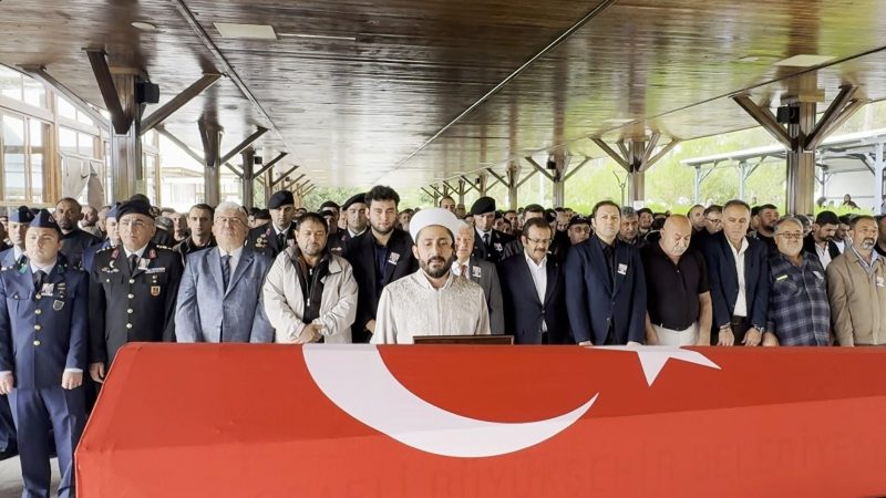 Jandarma Astsubay Başçavuş son yolculuğuna uğurlandı