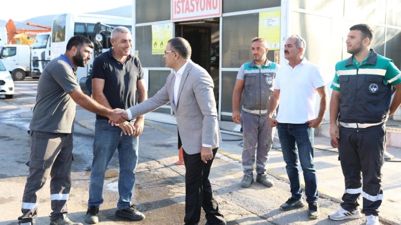 Başkan Gökçe, emekçilerle kahvaltıda buluştu