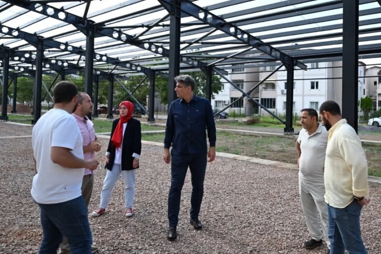Başkan Kocaman Ataevler Kent Çarşısı'nı inceledi - 2. görsel