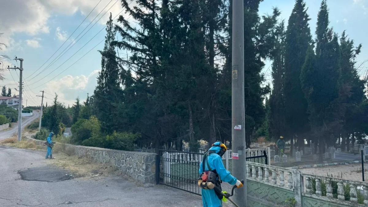 İzmit’teki mezarlıklarda kapsamlı bakım!