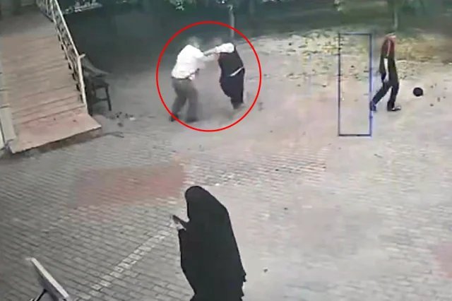 Cami imamı müezzini yumrukladı!