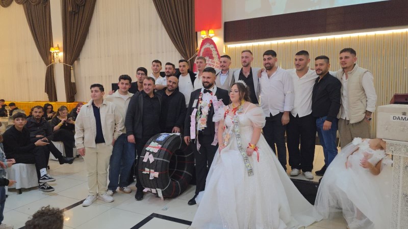 Damada altın yerine tır lastiği taktılar