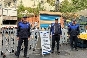 Arapçeşme pazarında bir tezgaha men cezası!