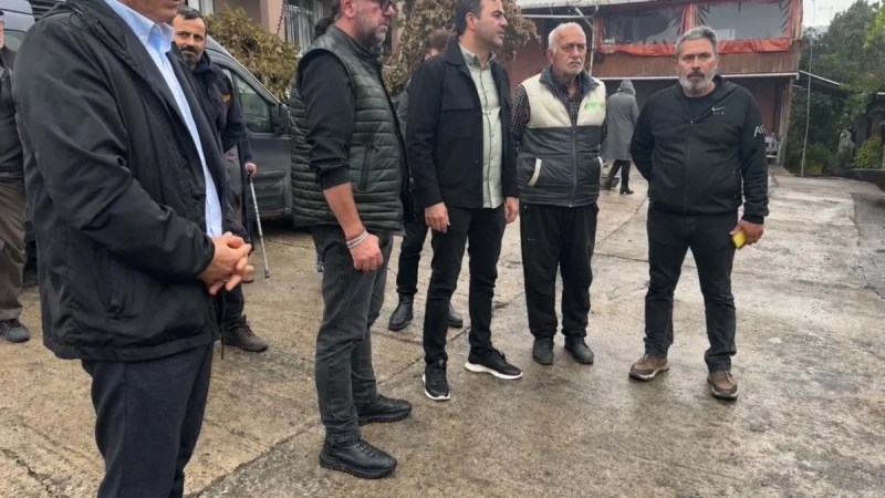 Başiskele’de evi yanan aileye ziyaret