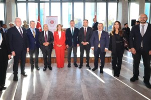Büyükakın Strazburg’daki resepsiyona katıldı