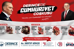 Derince iki gün sürecek kutlamalara hazır