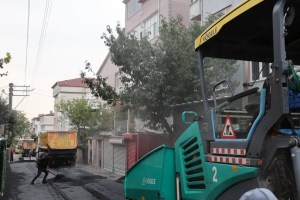 Gebze sokaklarında asfalt serimi tamamlandı
