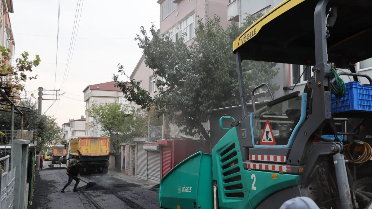 Gebze sokaklarında asfalt serimi tamamlandı
