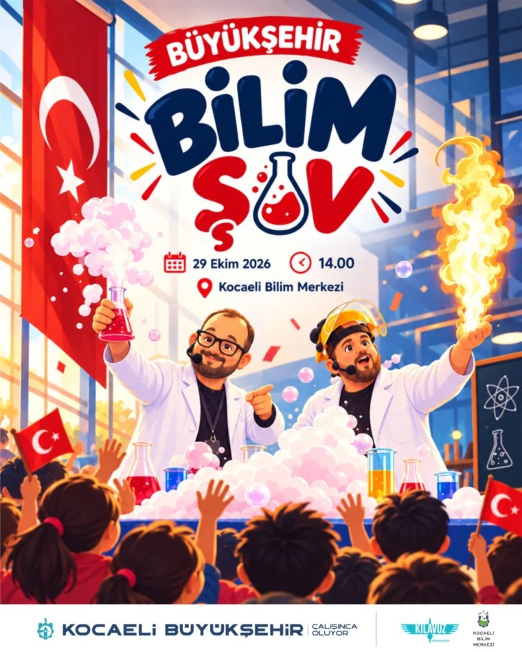 Kocaeli'de 29 Ekim coşkusu köprüye taşınıyor