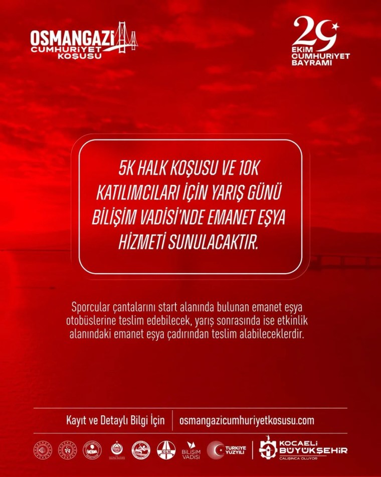 Osmangazi Köprüsü'nde Cumhuriyet Koşusu - 2. görsel