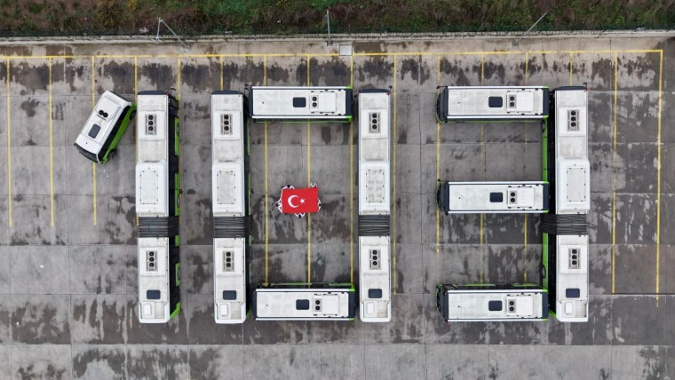 UlaşımPark otobüsleriyle 103 koreografisi yapıldı