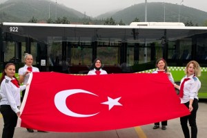 UlaşımPark otobüsleriyle 103 koreografisi yapıldı
