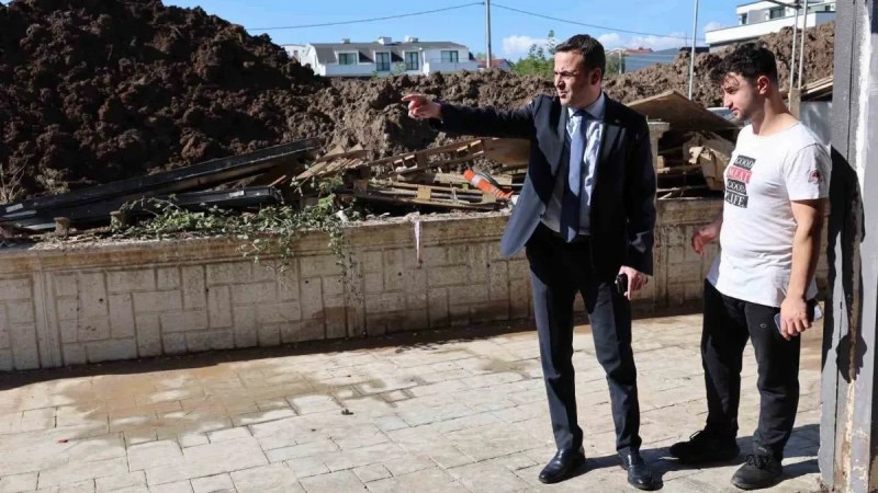 Başiskele’de selzede esnafa tam destek