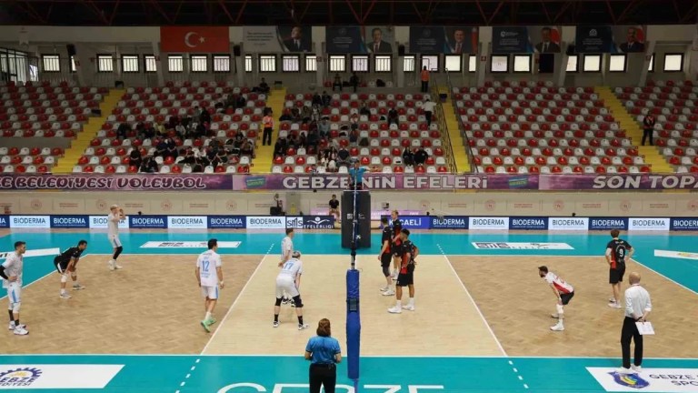 Gebze Belediyespor rakibine set vermedi