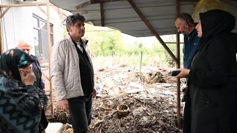 Kartepe'de sağanağın ardından yaralar sarılıyor