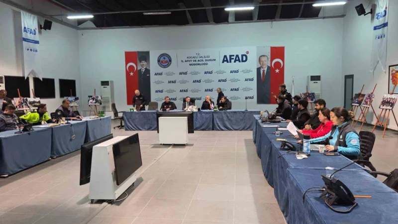 Kocaeli'de sağanak için kriz masası kuruldu