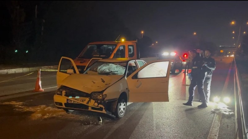 Otomobilin çarptığı yaya kurtarılamadı!