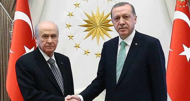 Cumhurbaşkanı Erdoğan Bahçeli ile görüştü
