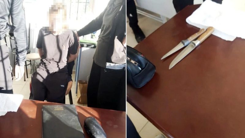 Ortaokulda 8 öğrenciyi bıçakla yaraladı! Gözaltına alındı
