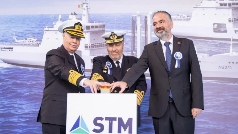 STM Portekiz’in ikinci gemisini kızağa aldı